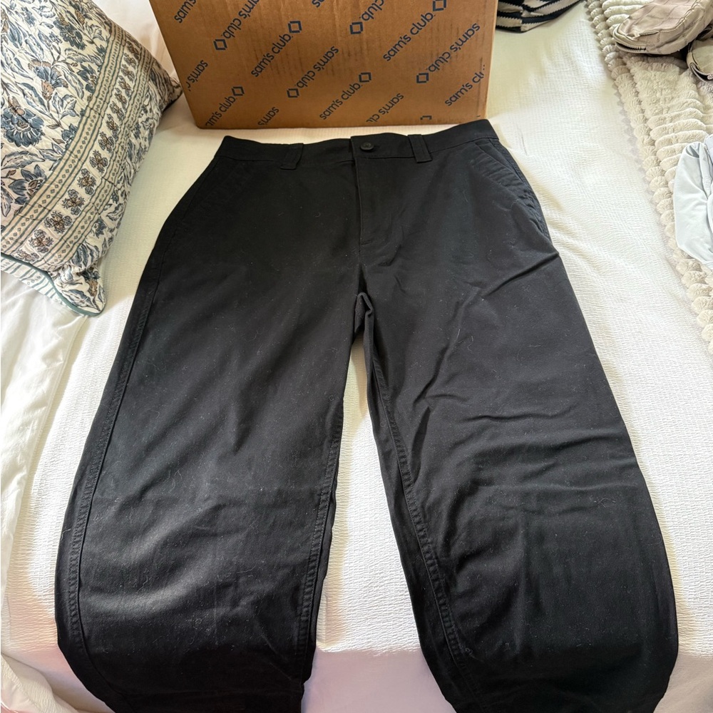 Black Cargo CHINO Pants. NEVER WORN